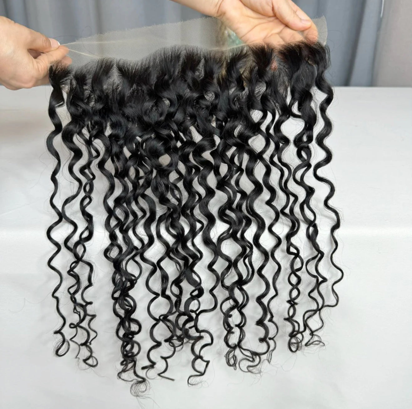 Lace frontale deep curl-Cambodgien hair